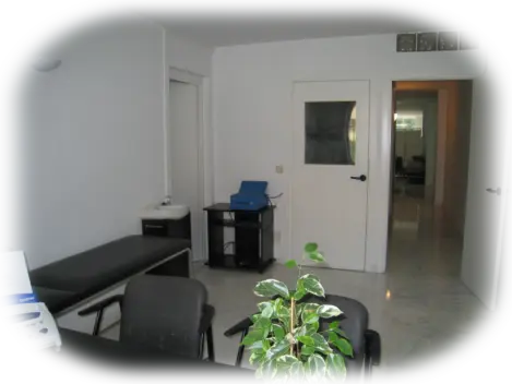 Sala de reconocimiento médico del centro